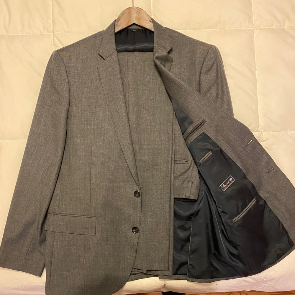J Crew Ludlow Gray Suit